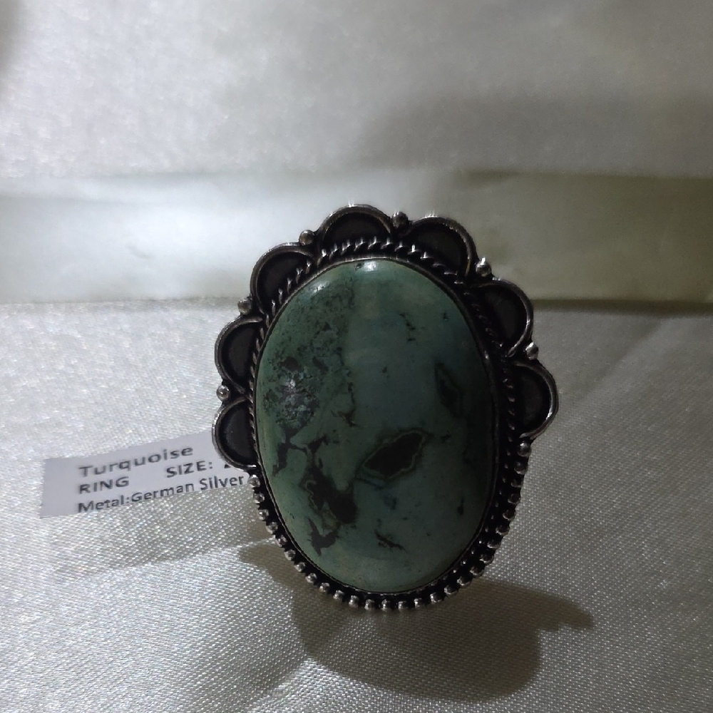 Vintage Turquoise and Silver Ring